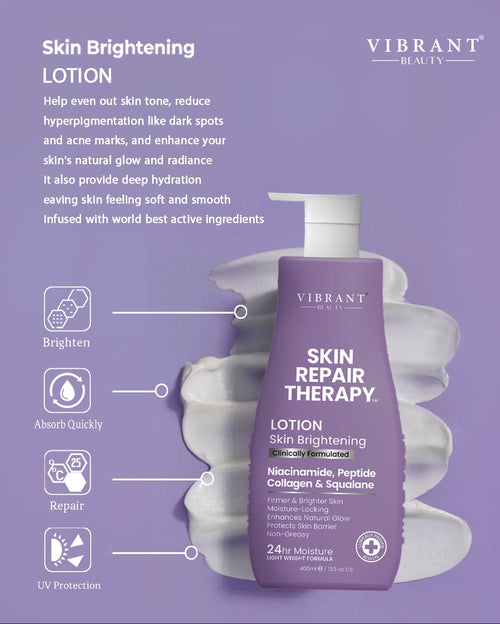 Vibrant Beauty Skin Repair Therapy Skin Brightening Lotion (200ml)
